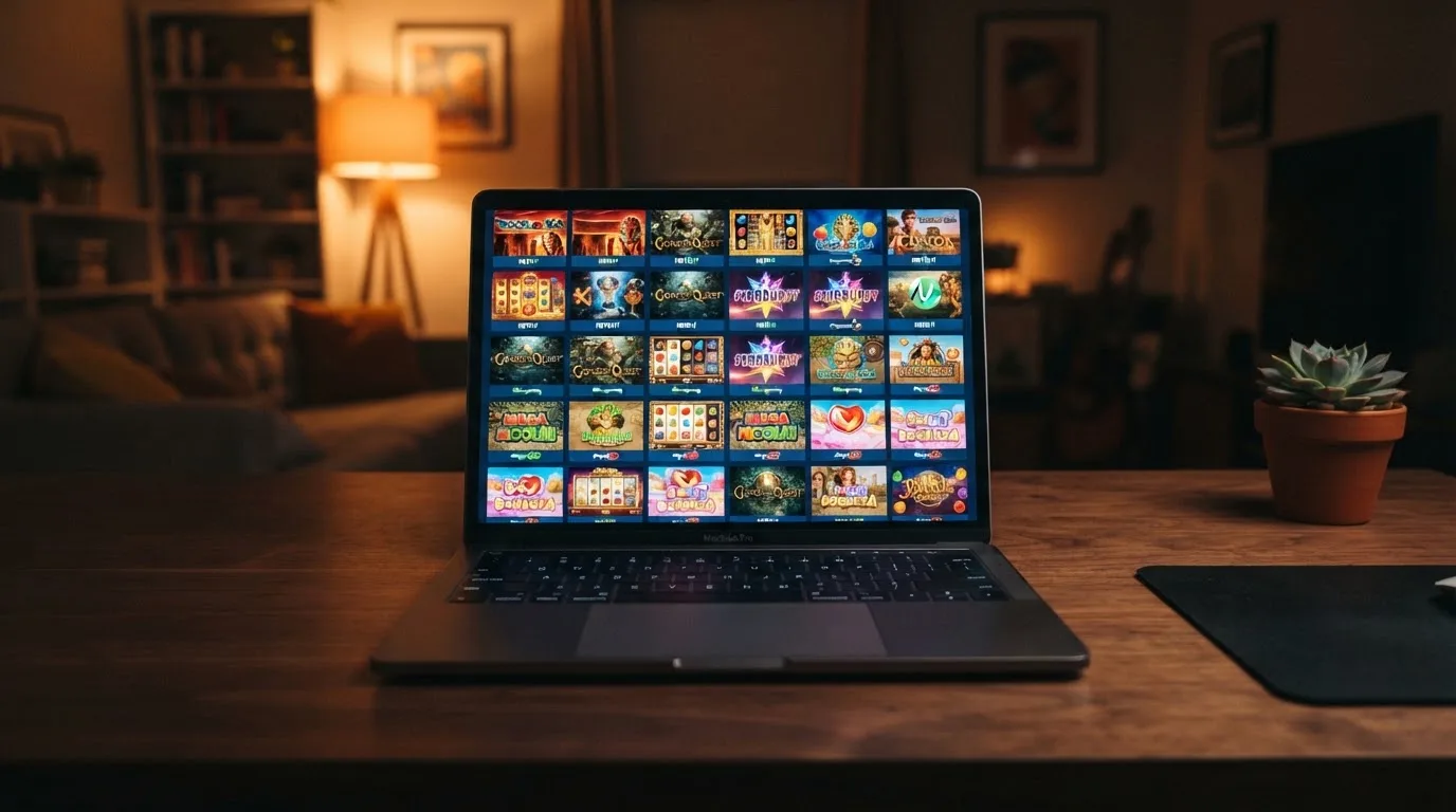 Knihovna výherních automatů v online casinu s ukázkami titulů od různých poskytovatelů