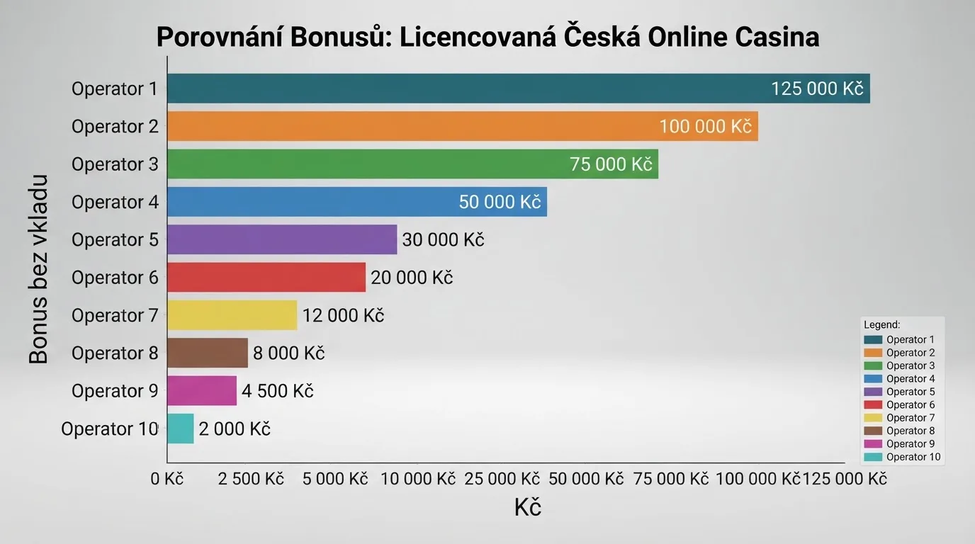 Srovnávací tabulka deseti licencovaných českých online kasin